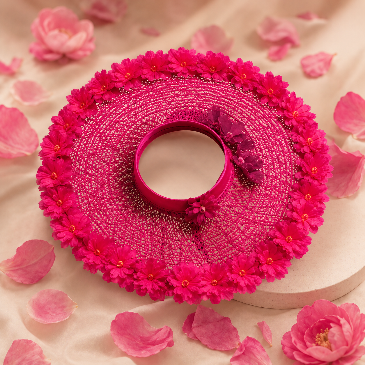 Tshwari Petal Halo – Fuchsia